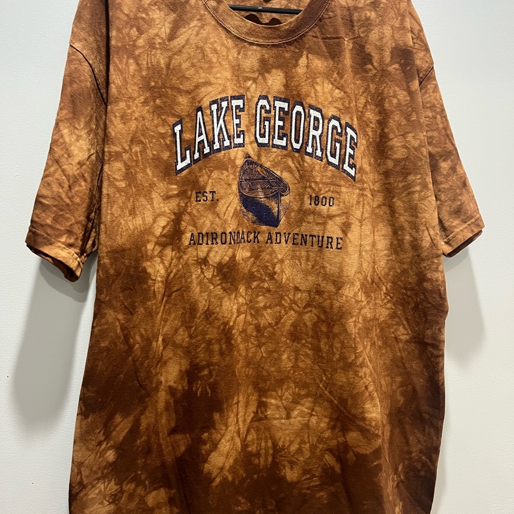 Lake‎ George Adirondack Adventure XL Unisex Brown Shirt - Picture 2 of 5